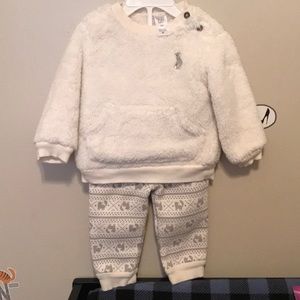 Fuzzy Sweater with Pants